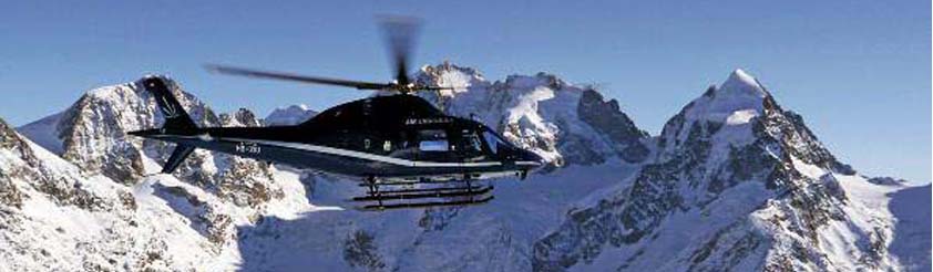 Saas Fee Helicopters - Helicopter Transfers, Airport Transfers, Sightseeing and Tourist Helicopter Flights and Tours